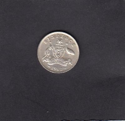 Beschrijving: 6 Pence ELIZABETH II  